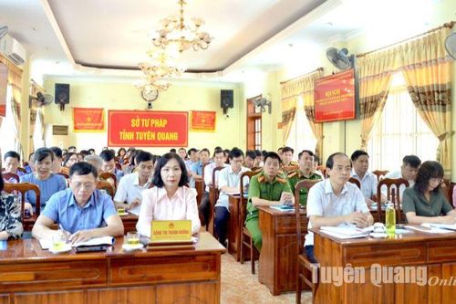 Sở Tư pháp triển khai các Luật được Quốc hội khóa XV thông qua