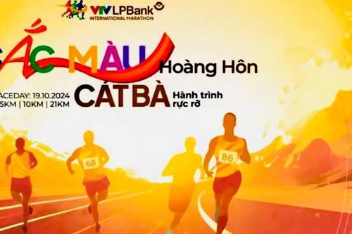 Khởi động Giải Marathon Quốc tế VTV LP Bank - 'Sắc màu hoàng hôn Cát Bà 2024'