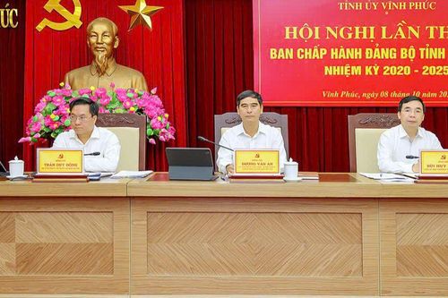 Vĩnh Phúc: Hội nghị lần thứ 34 Ban Chấp hành Đảng bộ tỉnh khóa XVII
