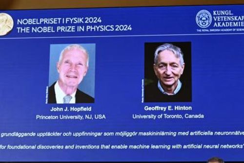 Nobel Vật lý 2024 trao cho các nhà khoa học tiên phong nghiên cứu về AI