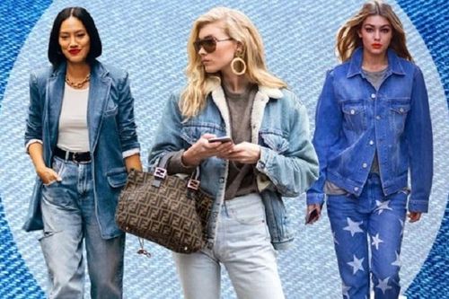 Mùa thu này quý cô sẽ thêm cá tính với loạt bản phối denim on denim cực chất