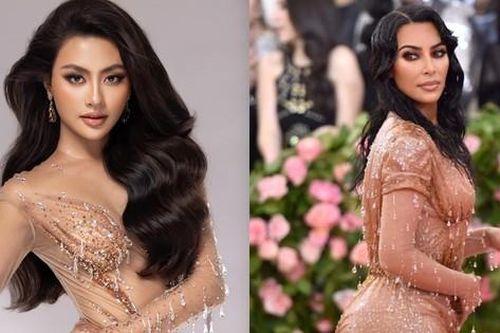 Ồn ào quanh bộ váy Hoa hậu Xuân Hạnh mặc trong đêm Chung kết Miss Cosmo 2024