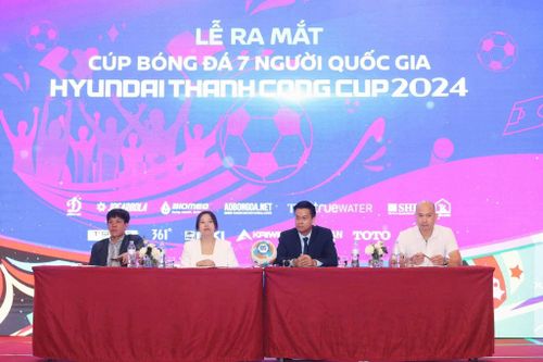 Công bố Cúp bóng đá 7 người quốc gia 2024