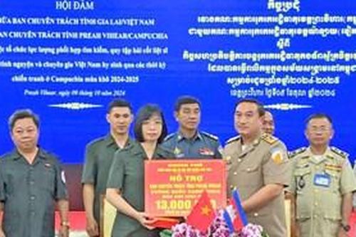 Ban chuyên trách tỉnh Gia Lai hội đàm với Ban chuyên trách 3 tỉnh Đông Bắc Campuchia