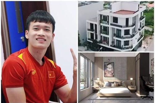 Cận cảnh biệt thự đồ sộ của tiền vệ Hoàng Đức tại quê nhà