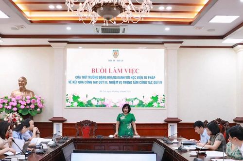 Học viện Tư pháp: Tăng cường công tác phối hợp trong công tác đạo tạo, bồi dưỡng
