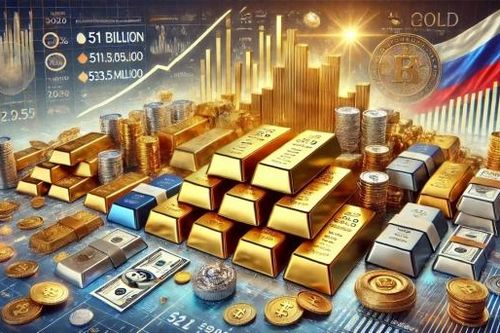 Nga dự kiến chi hơn 500 triệu USD xây dựng kho dự trữ kim loại quý