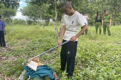 Thực nghiệm hiện trường vụ nghịch tử sát hại mẹ ở Gia Lai