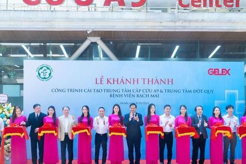 GELEX tài trợ bệnh viện Bạch Mai cải tạo Trung tâm Cấp cứu A9
