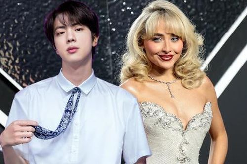 Sabrina Carpenter đăng ảnh Jin (BTS) lên trang cá nhân, căng mắt soi mới nhận ra