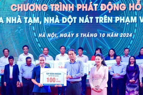 Masan Group trao 100 tỷ hỗ trợ chương trình 'Mái ấm cho đồng bào tôi'