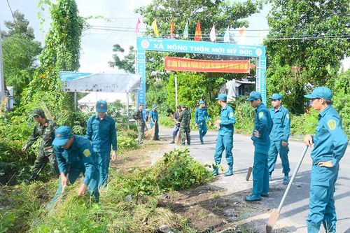 Châu Phú xuất quân các hoạt động 'Tết quân - dân' năm 2025