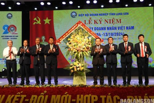 Hiệp hội Doanh nghiệp tỉnh kỷ niệm 20 năm ngày Doanh nhân Việt Nam