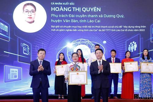 2 tập thể, cá nhân được tôn vinh điển hình tiên tiến toàn quốc trong hoạt động thông tin cơ sở