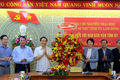 Quyền Bí thư Tỉnh ủy Nguyễn Thái Học: 5 vấn đề cần nắm bắt, 3 mục tiêu cần xác định đối với người làm công tác dân vận