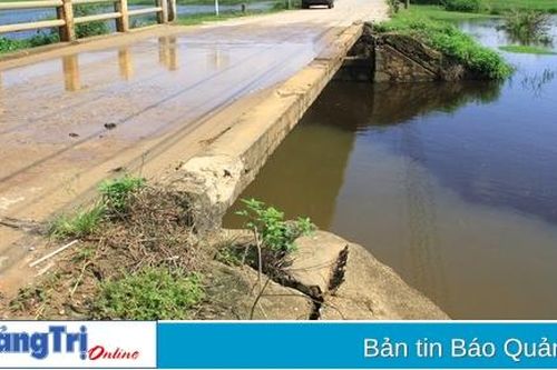 Cầu Trường Kỳ có nguy cơ sập cao