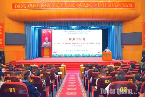 Sở Giáo dục và Đào tạo tập huấn kiến thức pháp luật cho hơn 500 cán bộ, giáo viên