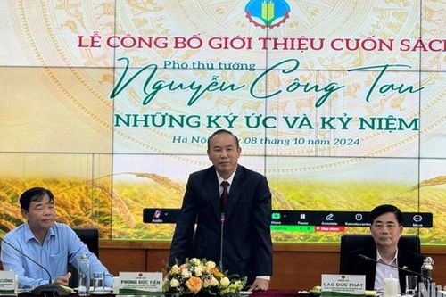 Ra mắt cuốn sách 'Phó Thủ tướng Nguyễn Công Tạn những ký ức và kỷ niệm'