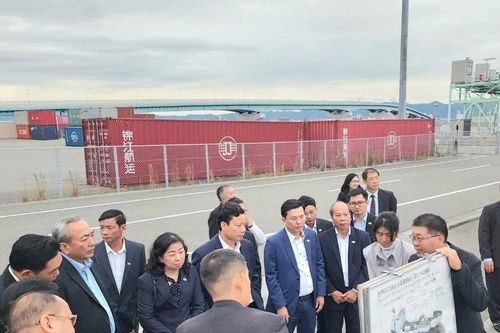 Lãnh đạo tỉnh Long An làm việc với Tập đoàn Công nghiệp nặng Kawasaki