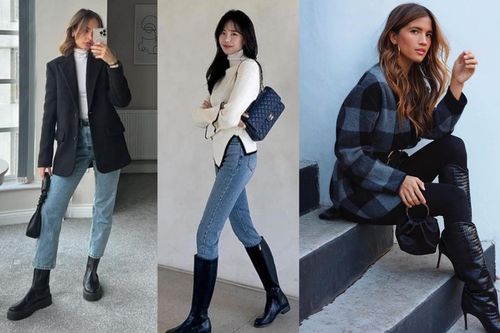 Những mẫu giày boots êm chân, dễ phối với trang phục mùa lạnh