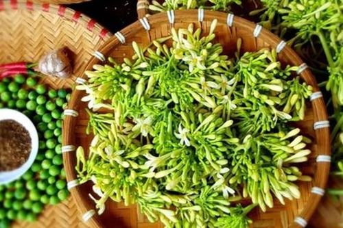 Cách sử dụng hoa đu đủ đực tươi