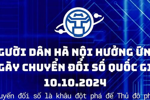 Hà Nội hưởng ứng ngày chuyển đổi số quốc gia 10.10