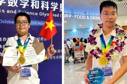 Hai nam sinh Hà Nội đoạt giải Xuất sắc nhất tại kỳ thi IMSO 2024