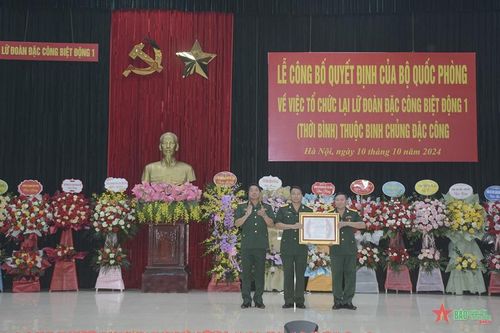 Bộ Quốc phòng tổ chức lại 2 Lữ đoàn Đặc công