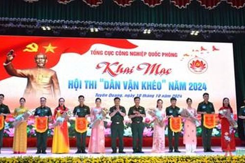 Tổng cục Công nghiệp Quốc phòng khai mạc Hội thi 'Dân vận khéo'