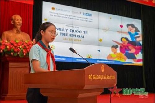 Trẻ em gái là nhân tố tích cực tạo nên sự thay đổi