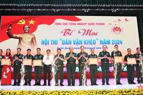 Hội thi 'Dân vận khéo' của Tổng cục Công nghiệp Quốc phòng thành công tốt đẹp