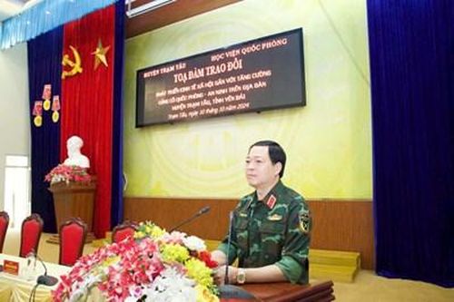 Tọa đàm phát triển kinh tế - xã hội gắn với tăng cường củng cố quốc phòng, an ninh tại tỉnh Yên Bái