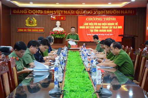 Khảo sát thành lập Văn phòng liên lạc phòng, chống ma túy và tội phạm qua biên giới tại tỉnh Quảng Nam