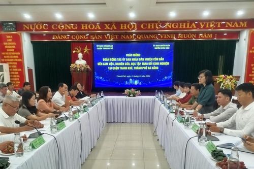 UBND huyện Côn Đảo nghiên cứu, học tập, trao đổi kinh nghiệm tại quận Thanh Khê