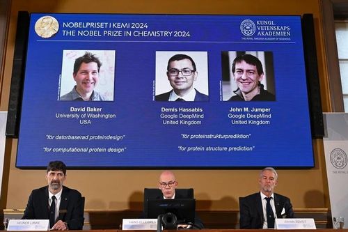 Giải Nobel hóa học 2024 trao cho 3 nhà nghiên cứu giải mã protein