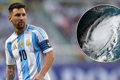 Ngày tái xuất đội tuyển Argentina của Messi bị đe dọa bởi siêu bão Milton