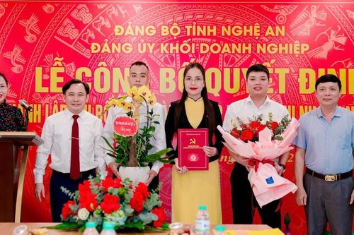 Thành lập thêm tổ chức đảng trong doanh nghiệp ở Nghệ An