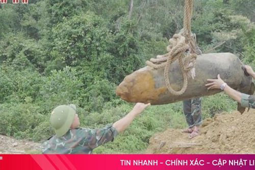 Hủy nổ quả bom 'khủng' sót lại sau chiến tranh