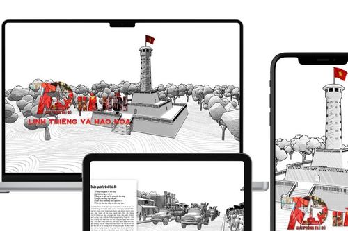 VietnamPlus ra mắt sản phẩm đặc biệt 3D tương tác mừng ngày Giải phóng Thủ đô
