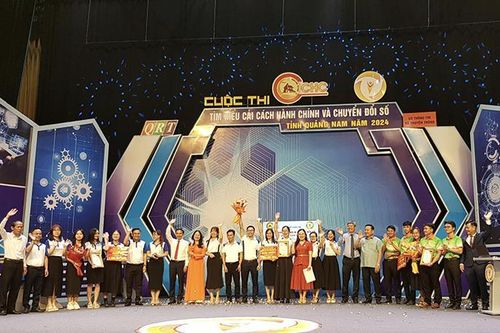 Tìm ra quán quân cuộc thi Tìm hiểu cải cách hành chính và chuyển đổi số Quảng Nam 2024