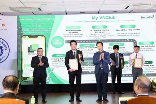 Herbalife Việt Nam đạt giải thưởng 'Top công nghiệp 4.0 Việt Nam 2024' với ứng dụng My VNClub