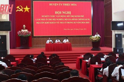 Thiệu Hóa vận động gần 4,3 tỷ đồng hỗ trợ làm nhà ở cho hộ nghèo, gia đình chính sách
