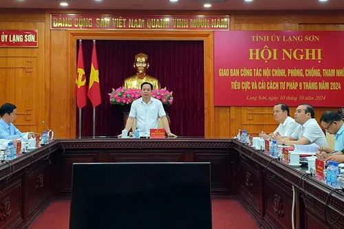 Giao ban công tác nội chính, phòng chống tham nhũng và cải cách tư pháp 9 tháng năm 2024