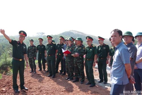 Ban Chỉ đạo diễn tập tỉnh kiểm tra công tác chuẩn bị diễn tập khu vực phòng thủ tại huyện Lộc Bình