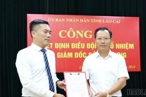 Công bố quyết định bổ nhiệm Phó Giám đốc Sở Xây dựng và Phó Giám đốc Sở Tài chính