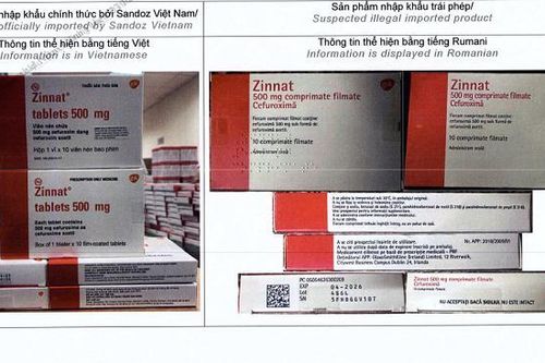 Hà Nội cảnh báo về thuốc Zinnat tablets 500mg nghi không rõ nguồn gốc