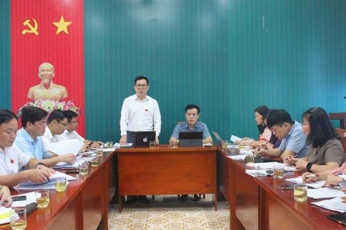 Ban Văn hóa - Xã hội HĐND tỉnh giám sát hỗ trợ xây dựng nhà văn hóa xóm, tổ dân phố tại Sở Văn hóa - Thể thao và Du lịch