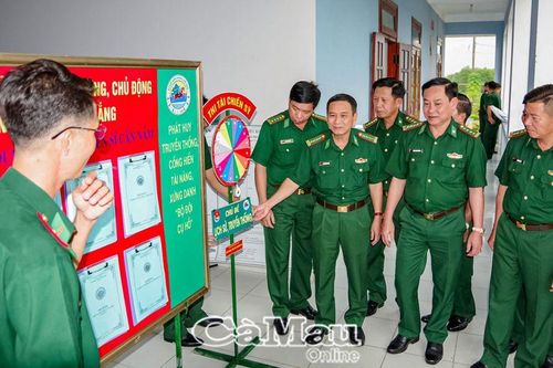 Bộ đội biên phòng Cà Mau tập trung xây dựng đơn vị chính quy, chấp hành kỷ luật