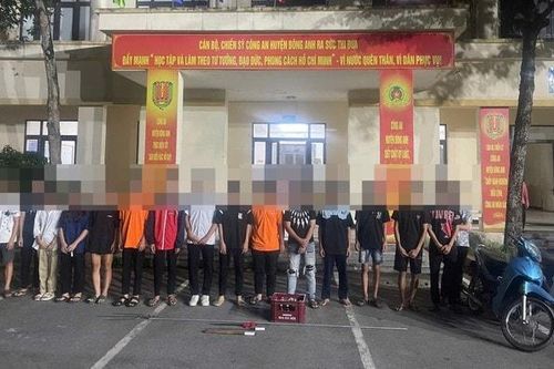 Đông Anh: Tạm giữ nhóm thanh niên gây rối trật tự công cộng