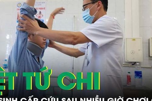 Nam sinh cấp cứu do liệt tứ chi sau nhiều giờ chơi game